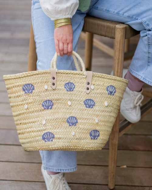 Panier Shell Bleu